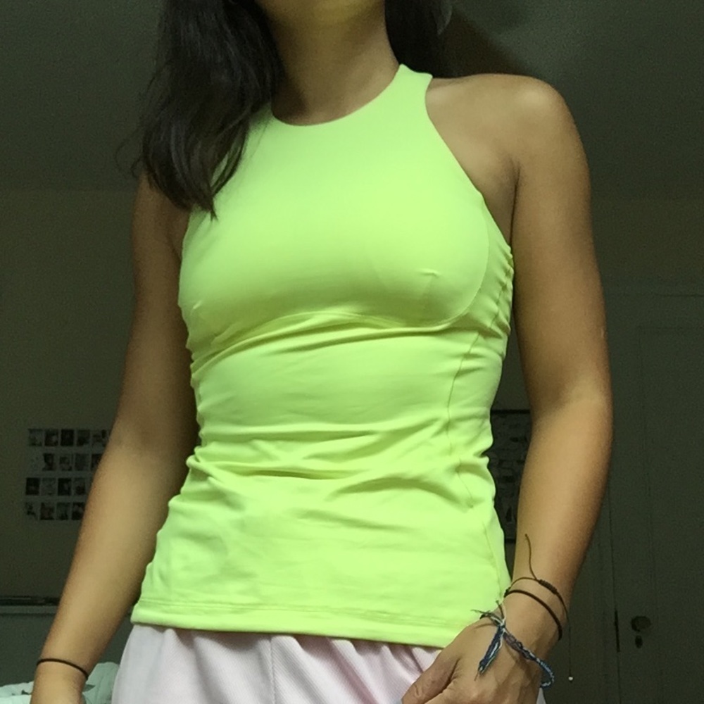 High neck lululemon workout top